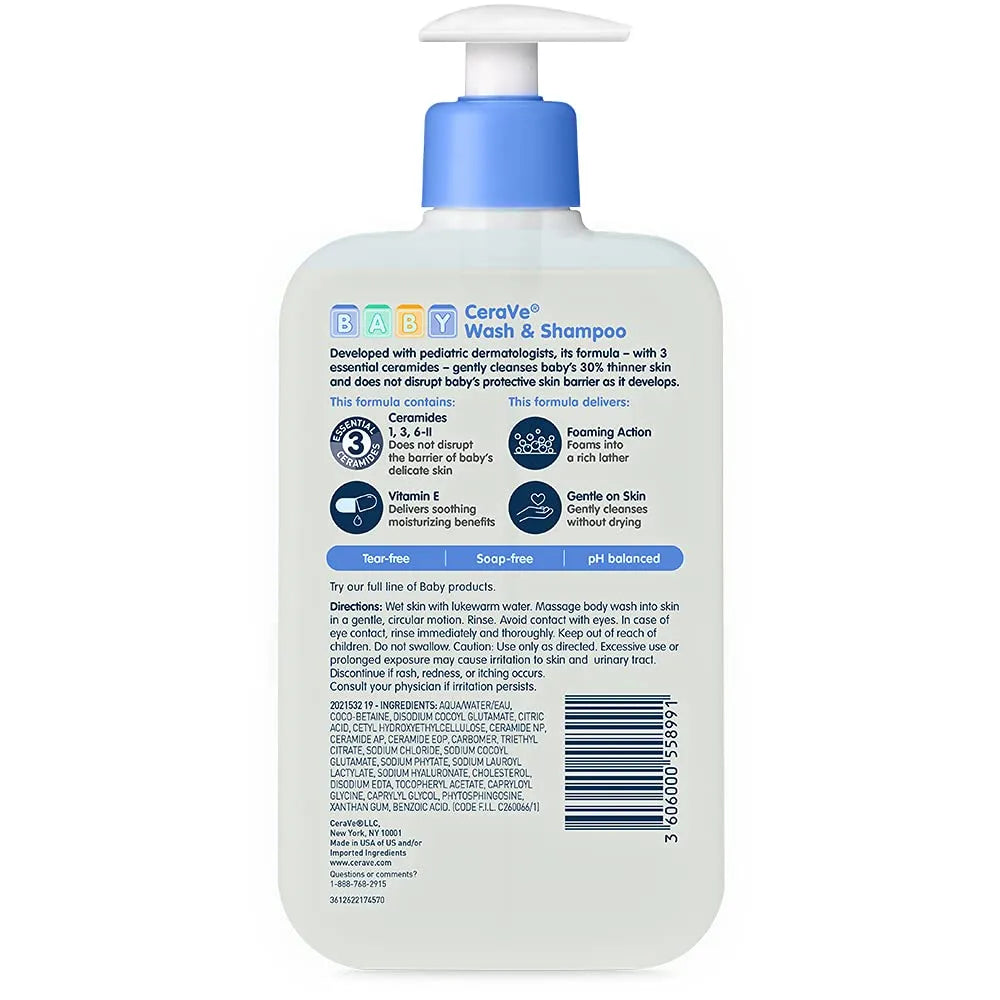 Cerave Baby Wash & Shampoo 237ml