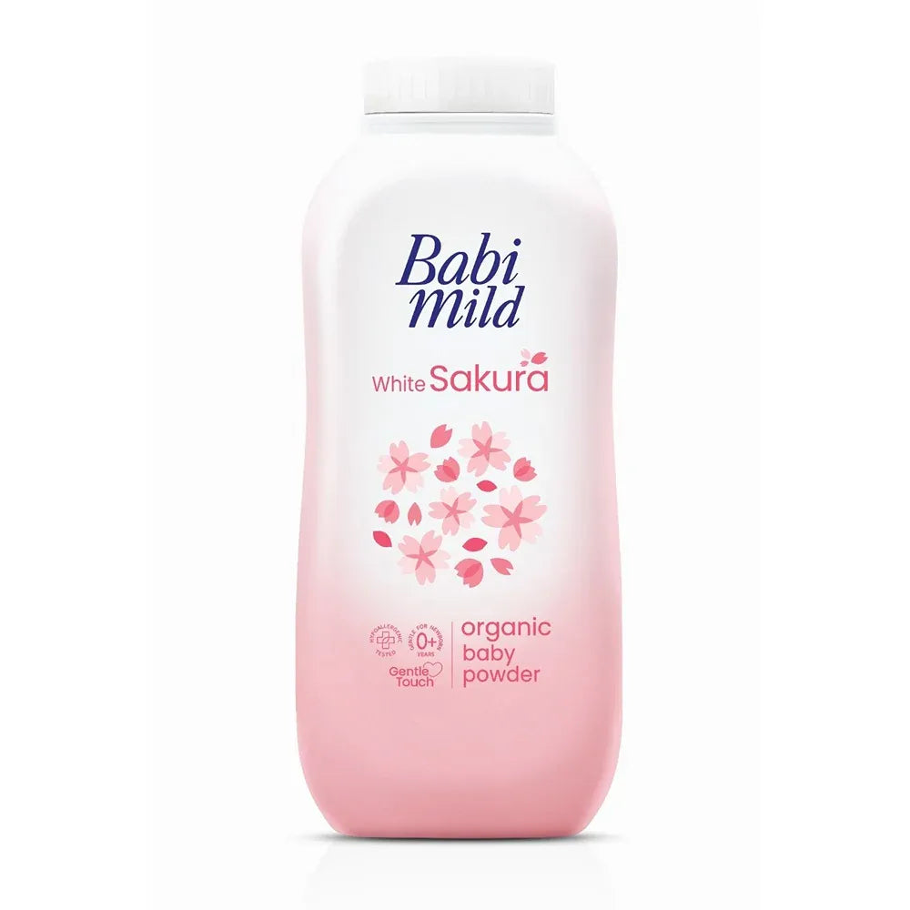 Babi Mild Ultra Mild White Sakura Baby Powder 350gm