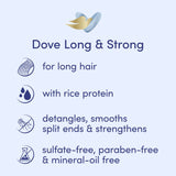 Dove Love Your Lasting Length Sulphate Free Shampoo 400ml