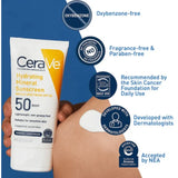 CeraVe Hydrating Sunscreen SPF 50 Body Lotion 150ml