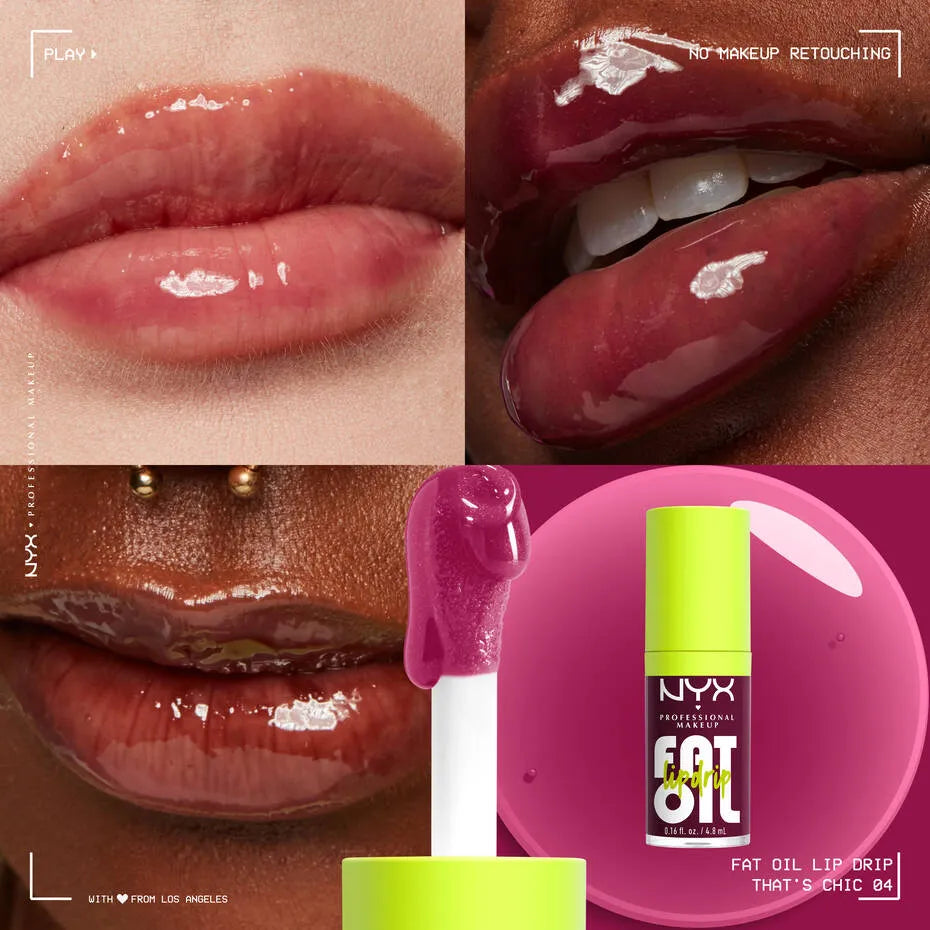 NYX Fat Oil Lip Drip Fold 04 That’s Chic 4.8ml