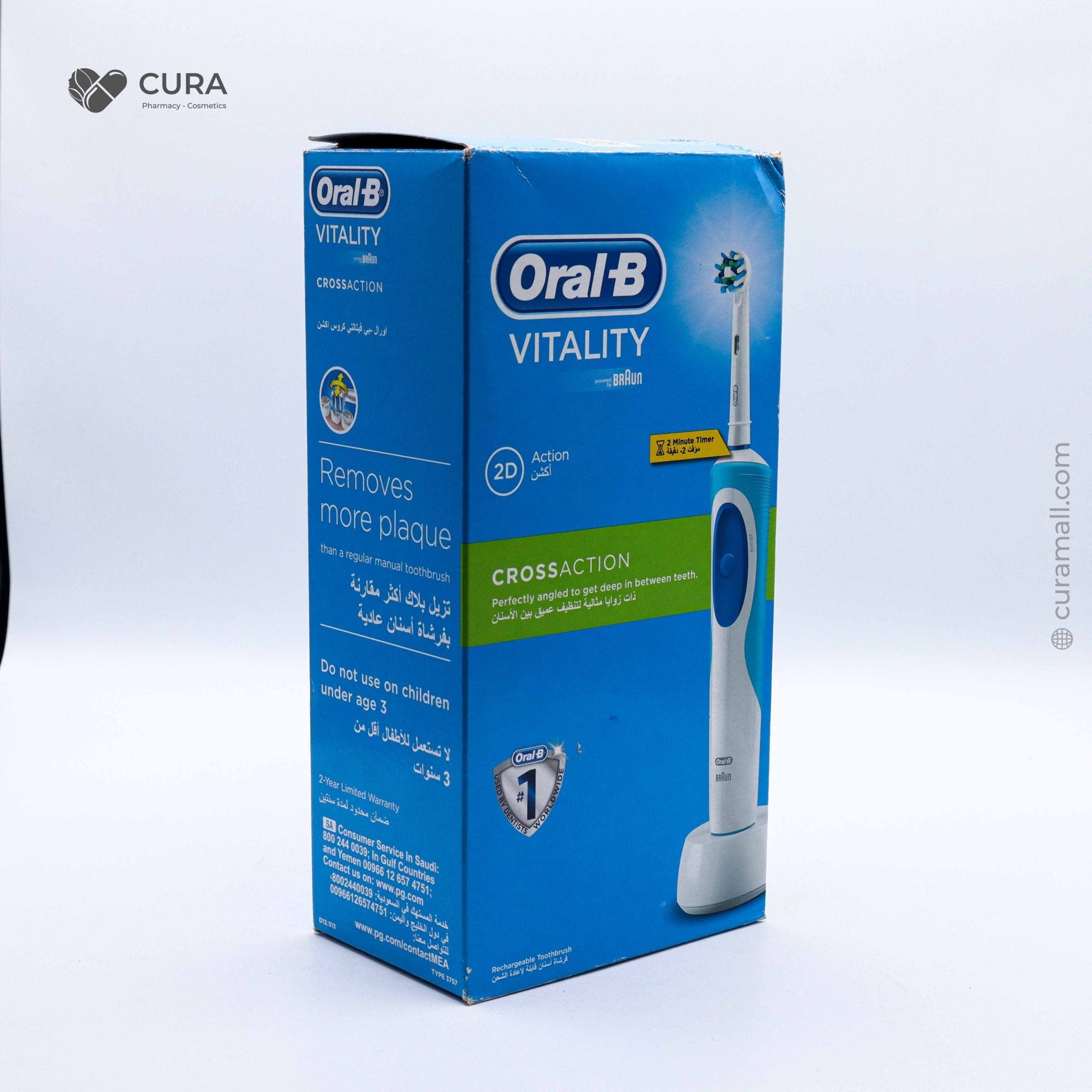 Oral-B Vitality Rechargeable Electric Toothbrush D12513