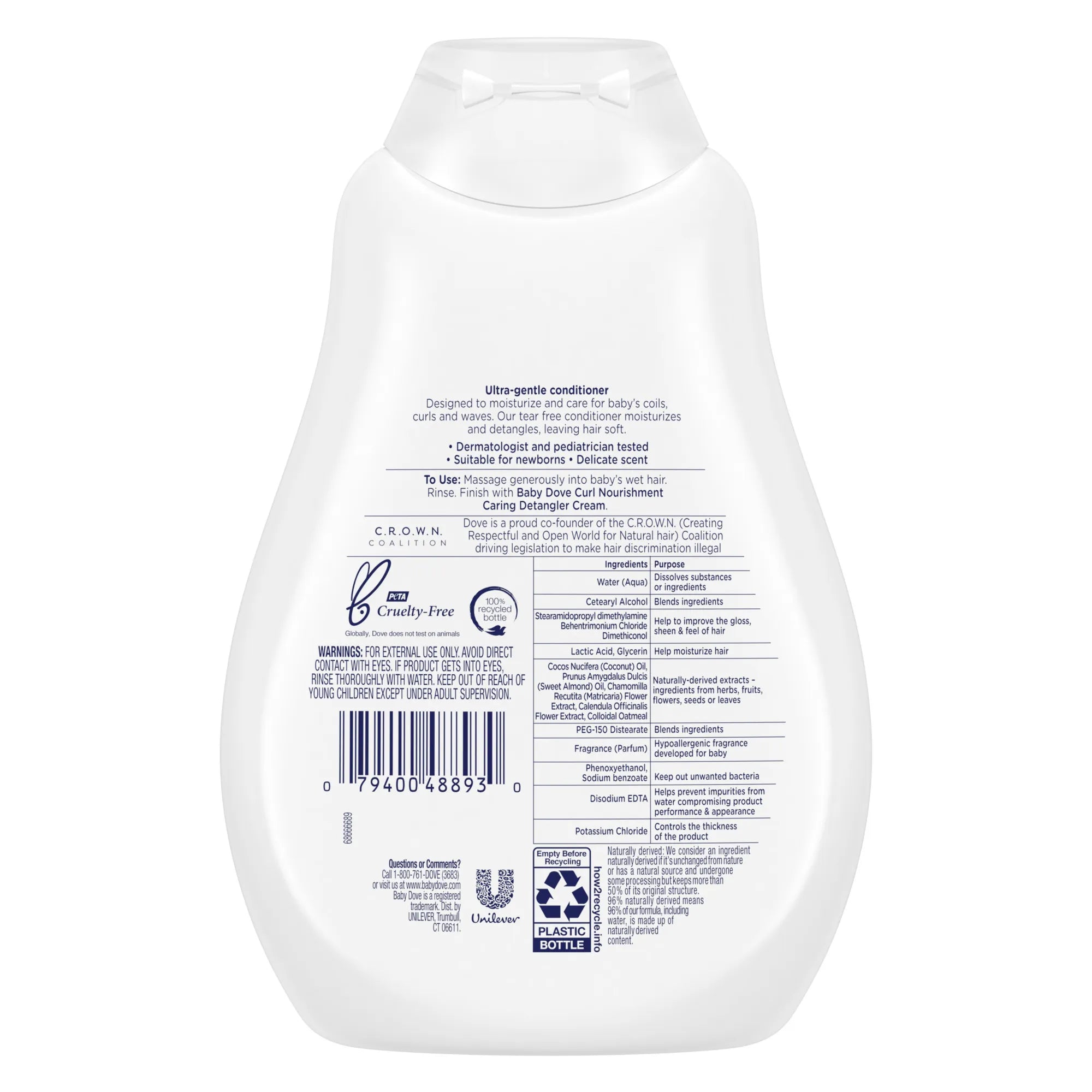 Dove USA Baby Soft Conditioner Curl Nourishment 384ml