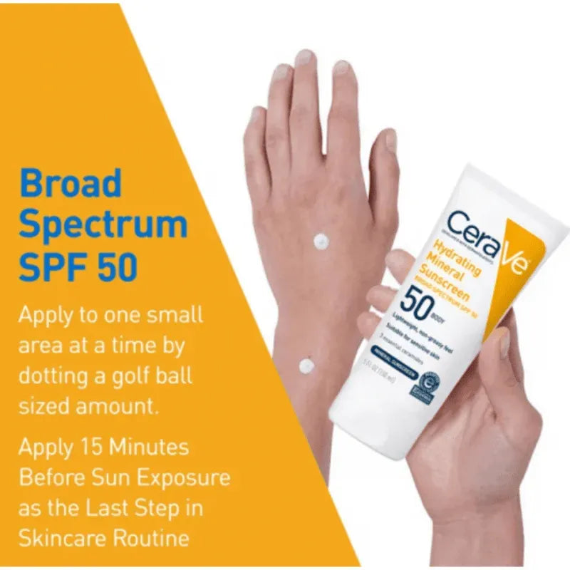 CeraVe Hydrating Sunscreen SPF 50 Body Lotion 150ml