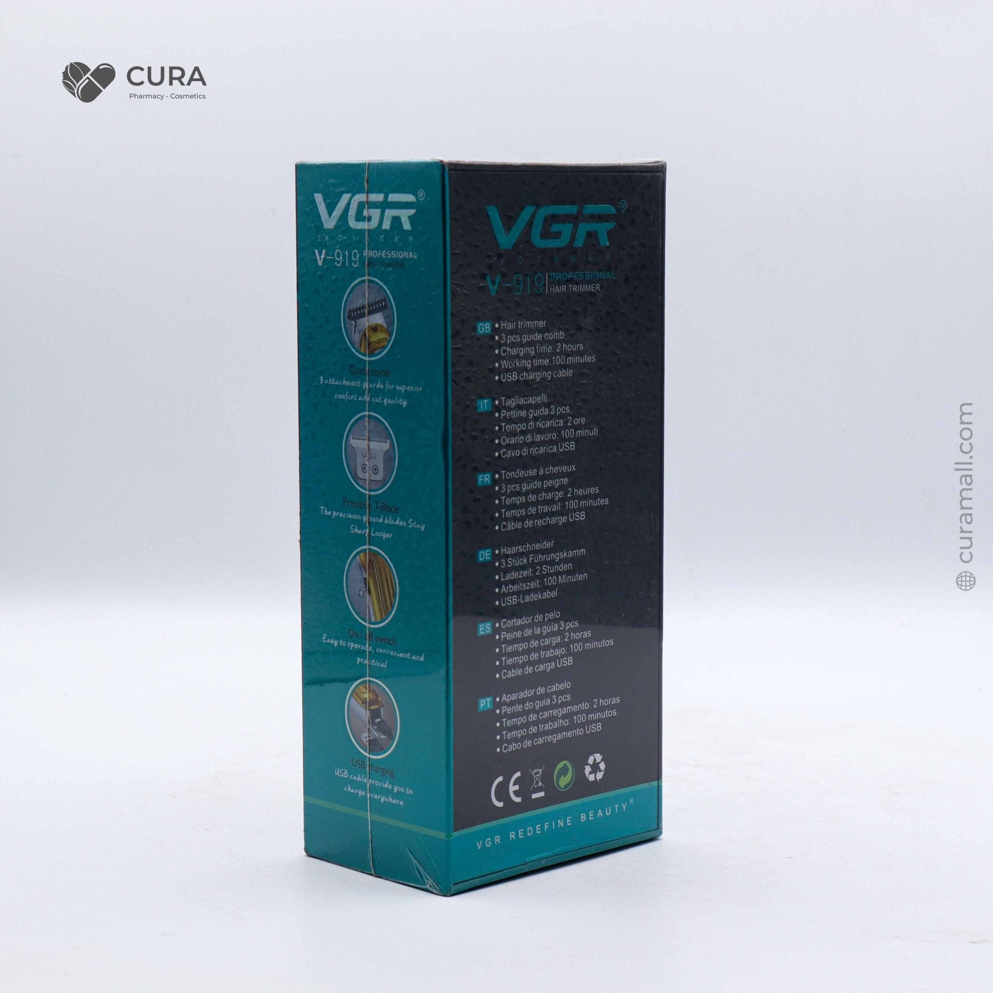 VGR Hair Trimmer V-919 – Rechargeable Beard & Hair Trimmer