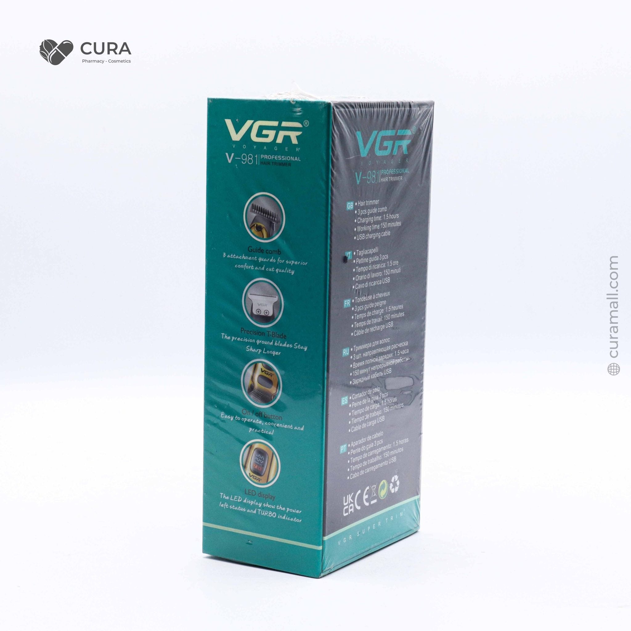 VGR Hair Trimmer V-981 – Rechargeable Beard & Hair Trimmer