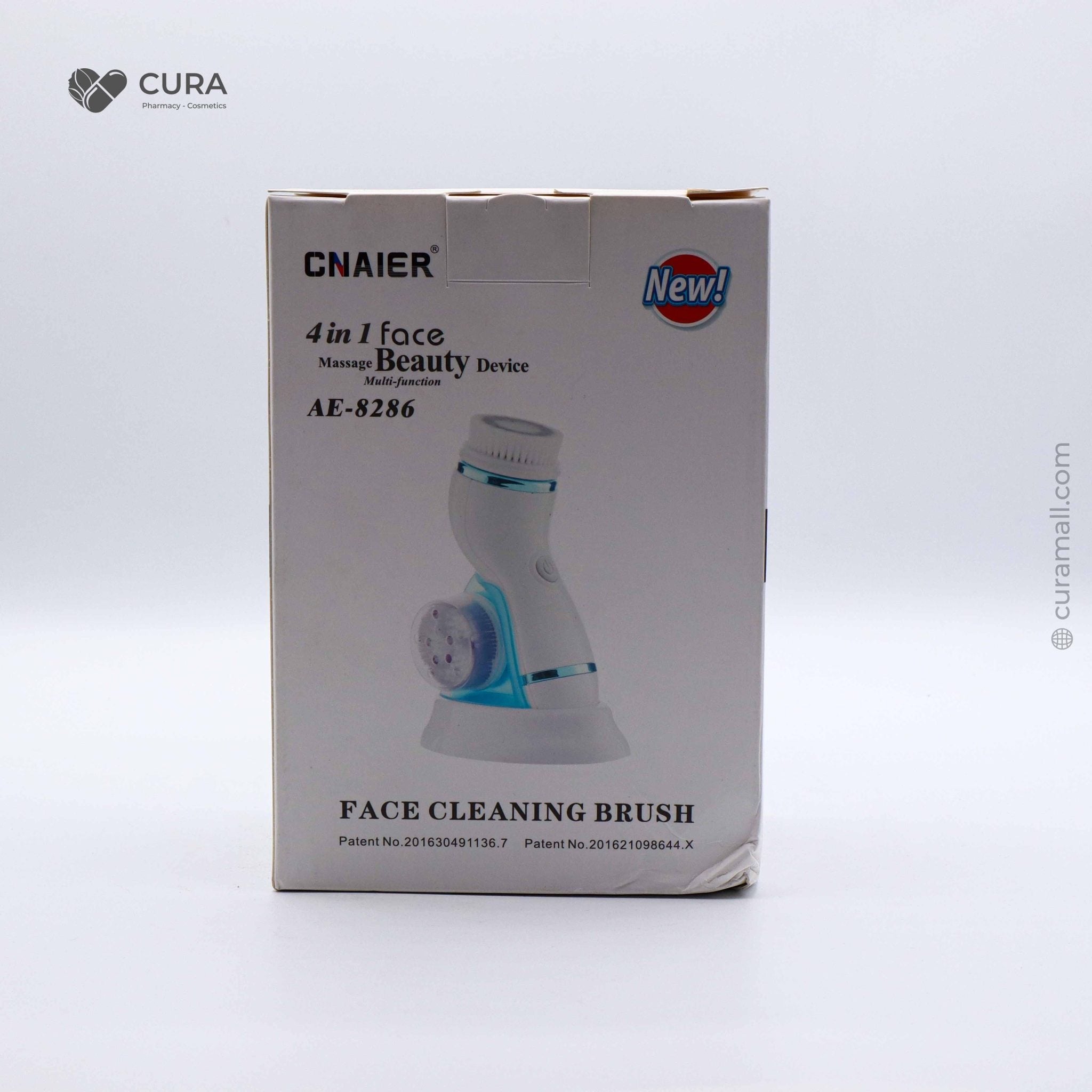 Cnaier Face Cleaning Brush 4-in-1 with Interchangeable Heads