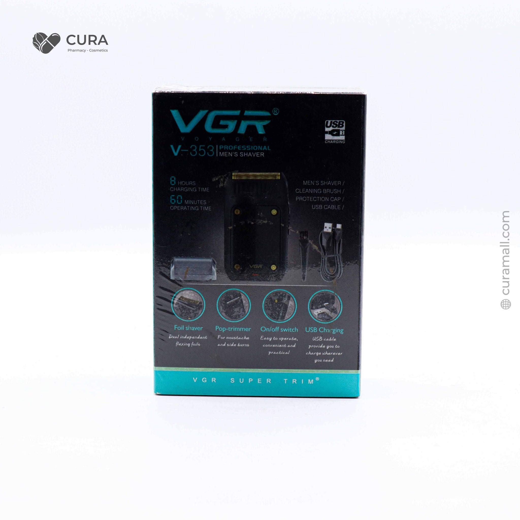 VGR Shaver V-353 – Rechargeable Electric Shaver