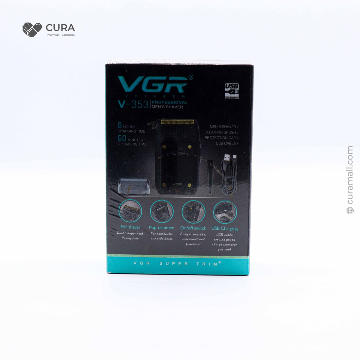 VGR Shaver V-353 – Rechargeable Electric Shaver