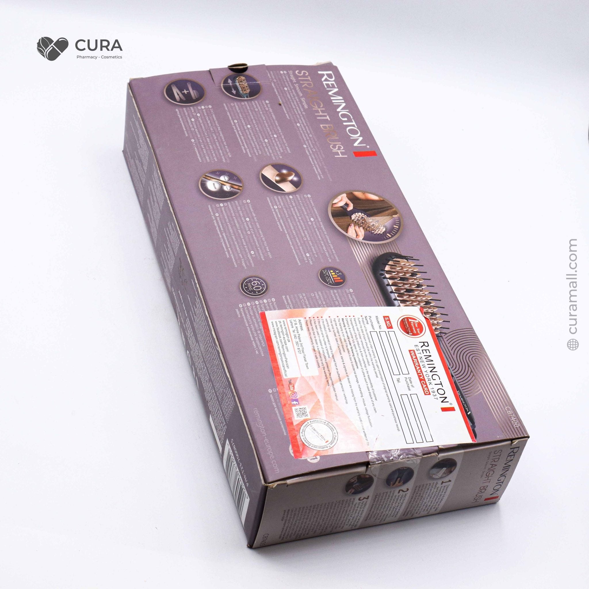 Remington Hair Straightener Brush CB7400