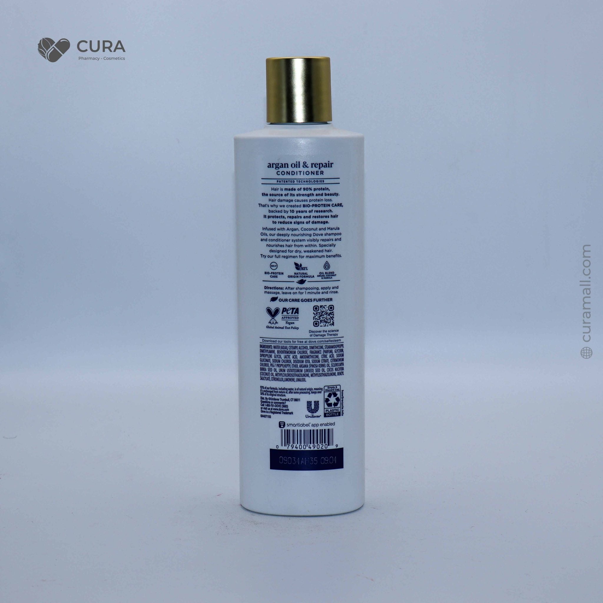 Dove USA Conditioner 355ml Argan Oil