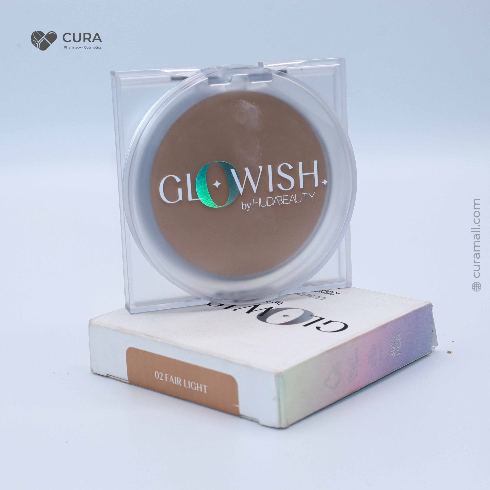 Huda Beauty Glowish Pressed Powder 02 Fair Light 6.5g